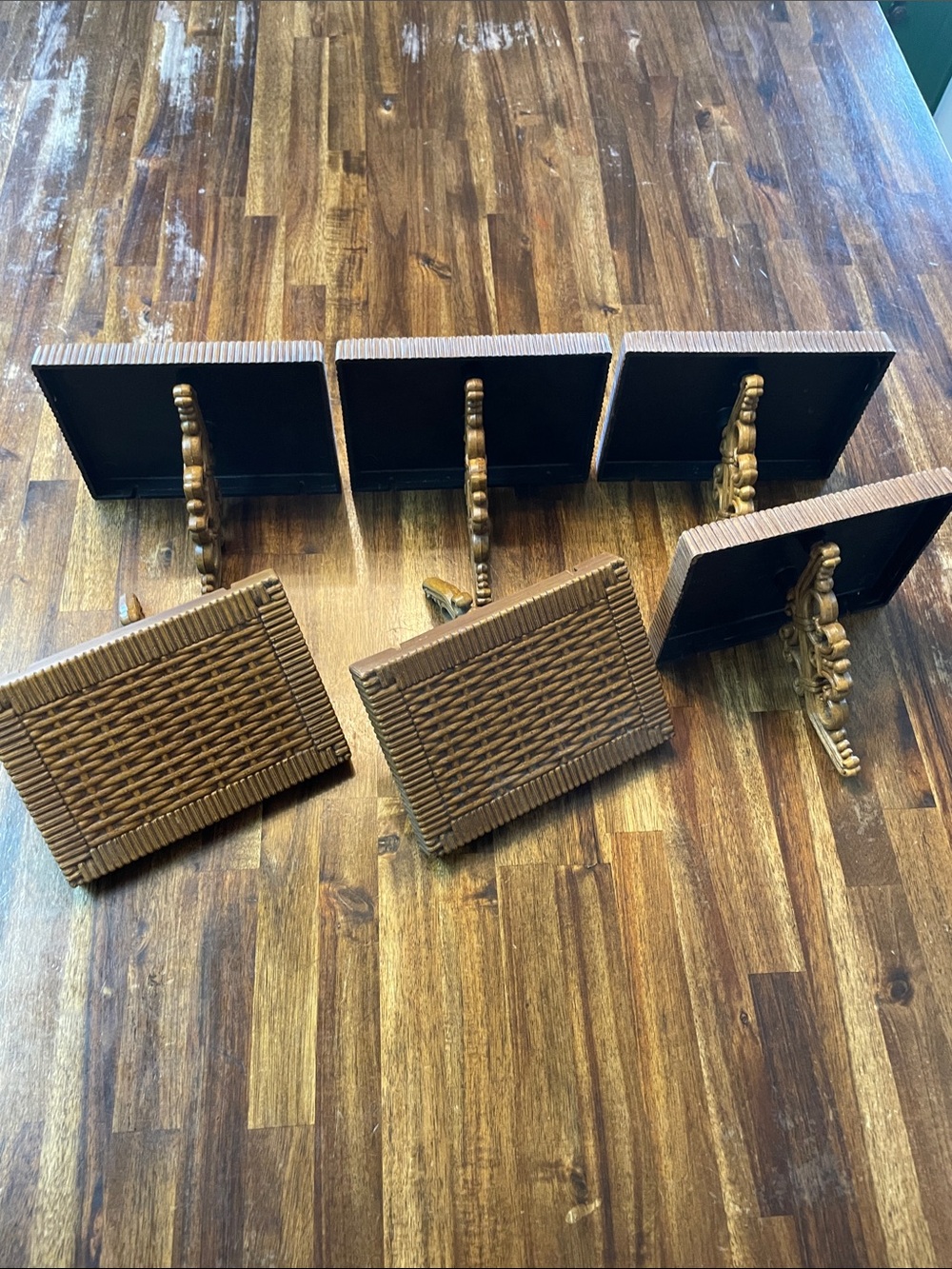 Set of 6 Vintage Homco Shelves